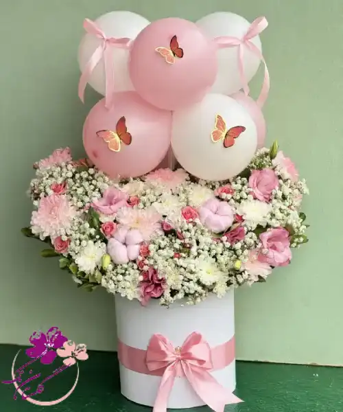 باکس گل نوزاد ژیپسوفیلا
